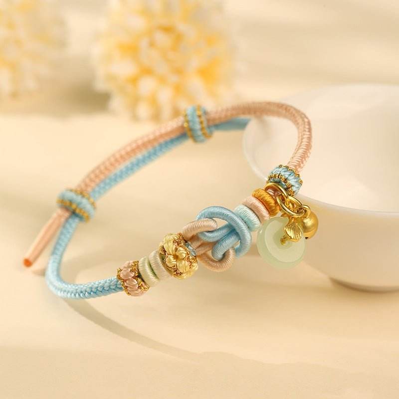 the universe - knot Hand - Woven Rope, Color - block Niche Jewelry for Gifting - STAR8S