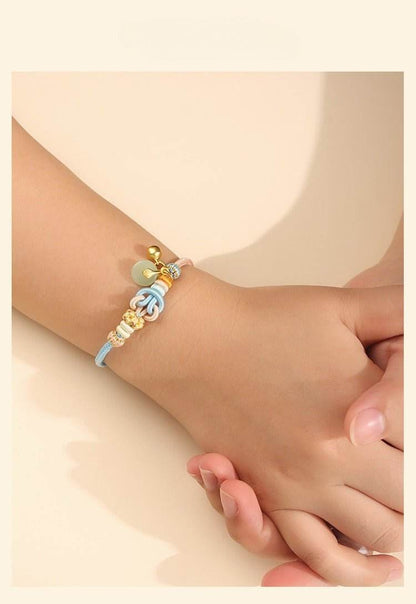 the universe - knot Hand - Woven Rope, Color - block Niche Jewelry for Gifting - STAR8S