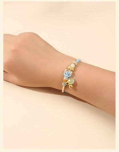 the universe - knot Hand - Woven Rope, Color - block Niche Jewelry for Gifting - STAR8S