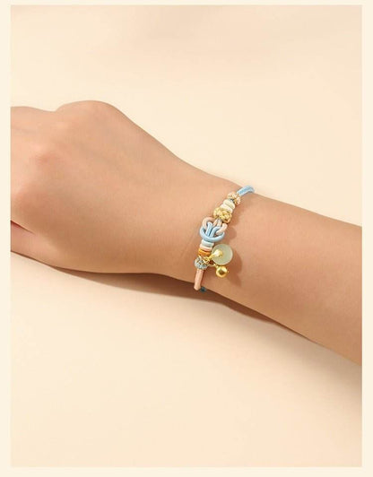 the universe - knot Hand - Woven Rope, Color - block Niche Jewelry for Gifting - STAR8S