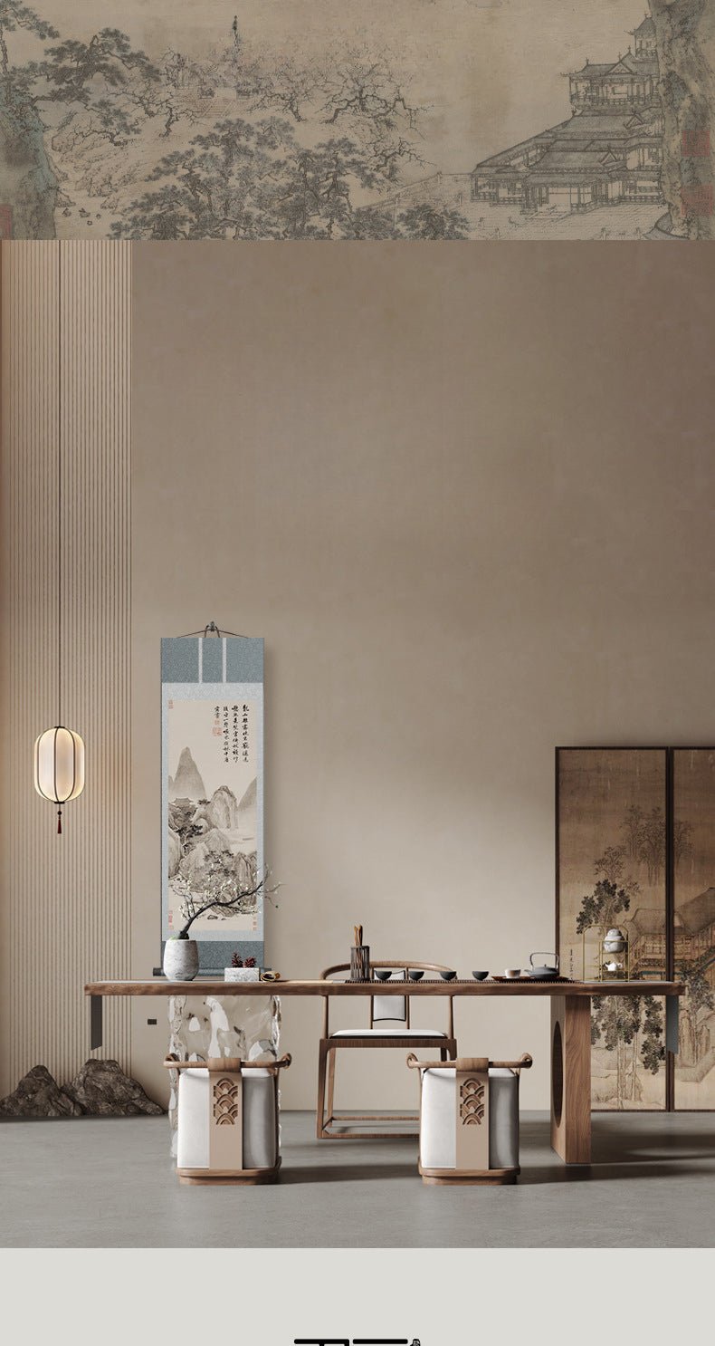 Traditional Chinese Art Painting: Tang Yin’s Cloud - Mist Scroll HD print | STAR8S