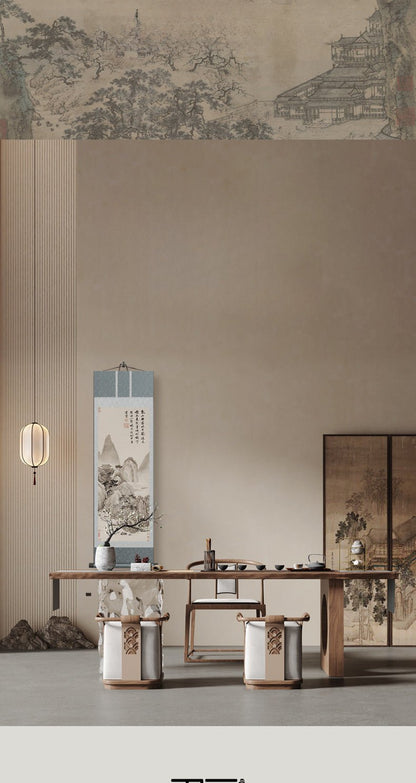 Traditional Chinese Art Painting: Tang Yin’s Cloud - Mist Scroll HD print | STAR8S