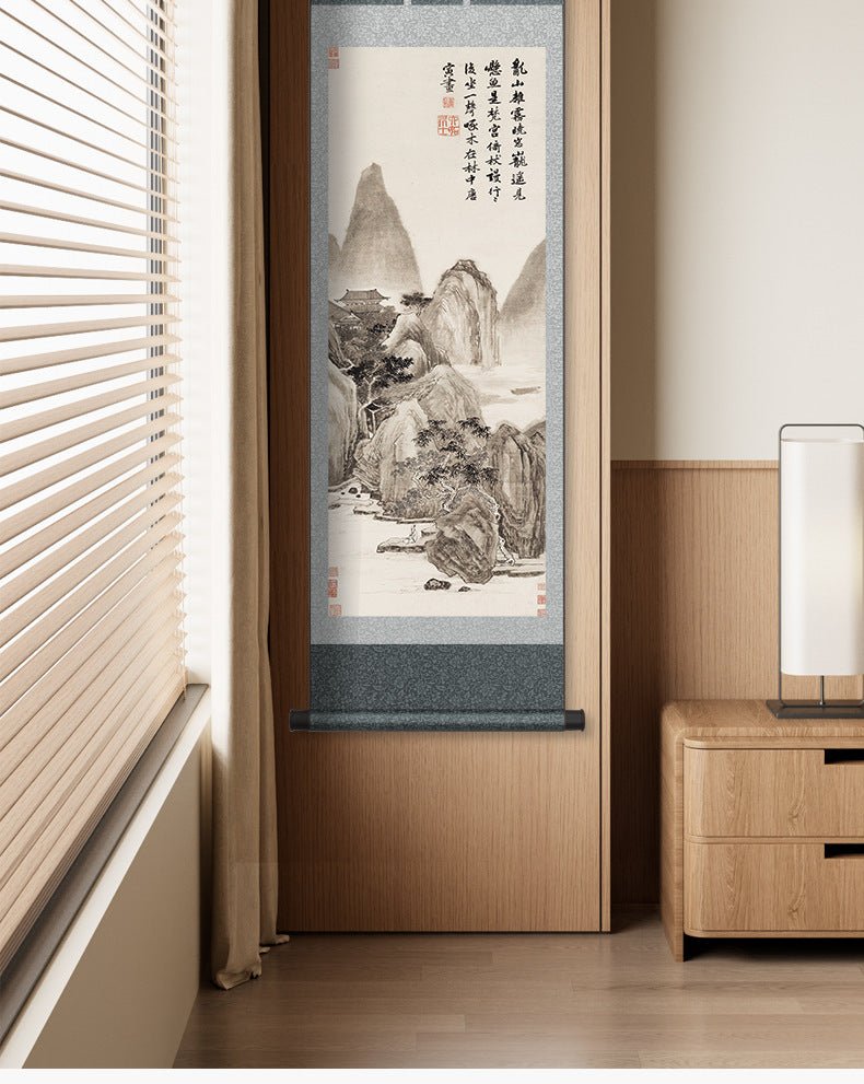 Traditional Chinese Art Painting: Tang Yin’s Cloud - Mist Scroll HD print | STAR8S
