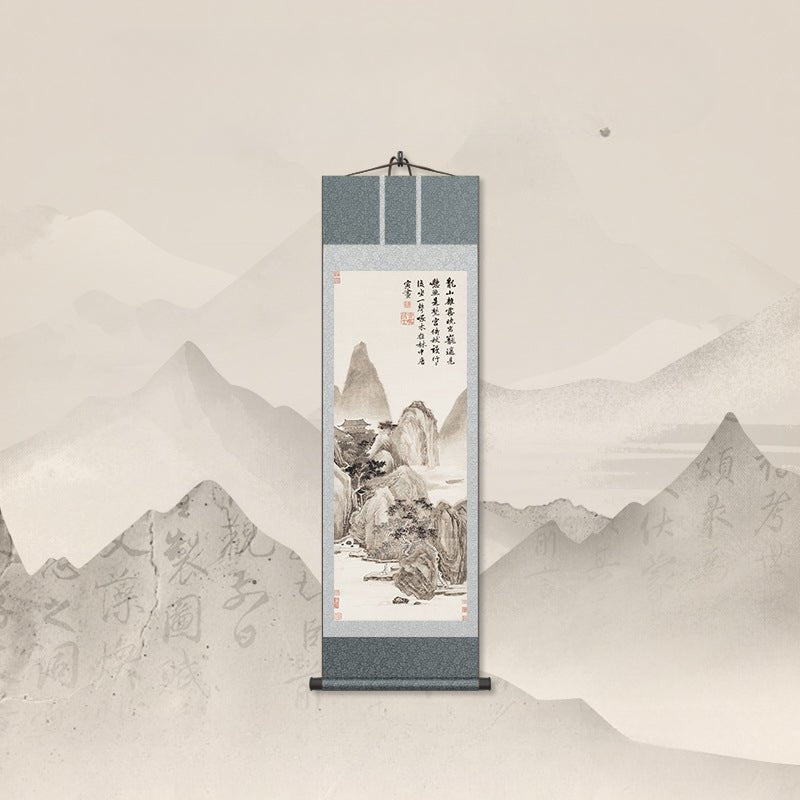 Traditional Chinese Art Painting: Tang Yin’s Cloud - Mist Scroll HD print | STAR8S