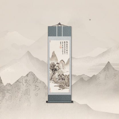 Traditional Chinese Art Painting: Tang Yin’s Cloud - Mist Scroll HD print | STAR8S
