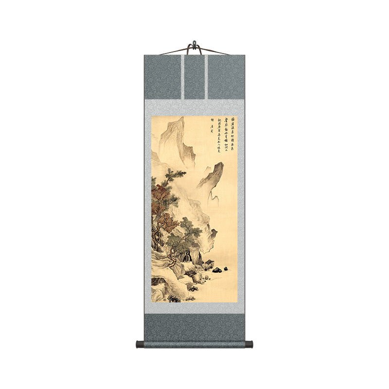 traditional chinese painting: tang yin’s spring - breeze scroll hd print | star8s