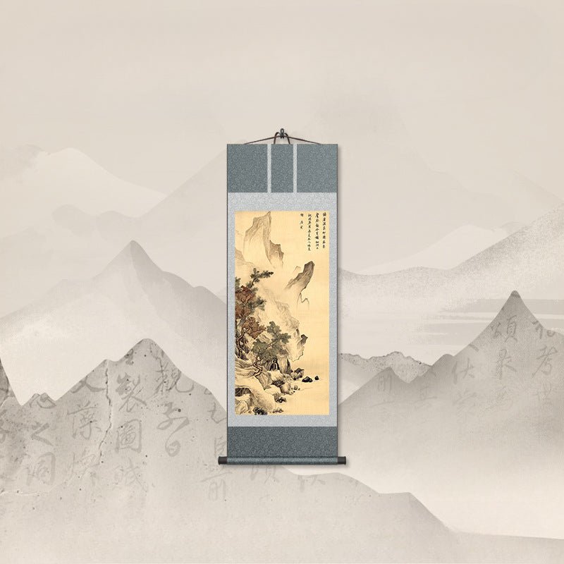 Traditional Chinese Painting: Tang Yin’s Spring - Breeze Scroll HD print | STAR8S