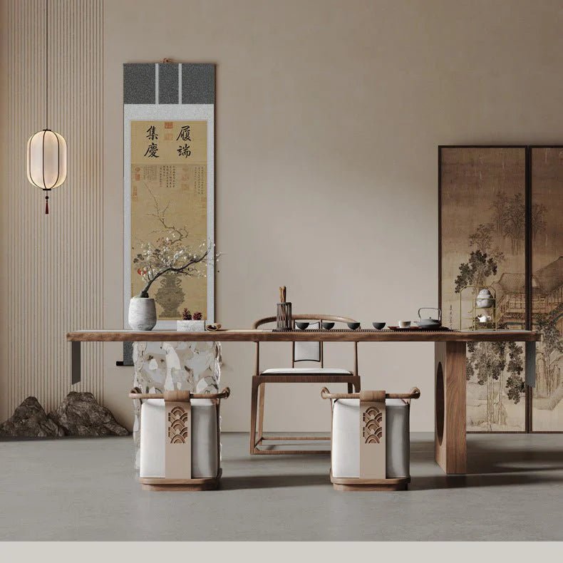 Traditional Chinese Scroll Painting | HD Printed Bian Wenjin Vase & Floral Art - STAR8S - STAR8S