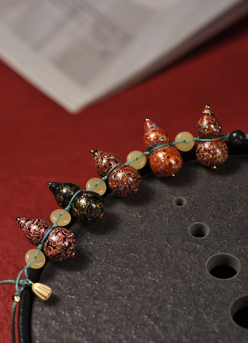 Traditional Handmade Lacquer Gourd Pendant lacquerware art - STAR8S