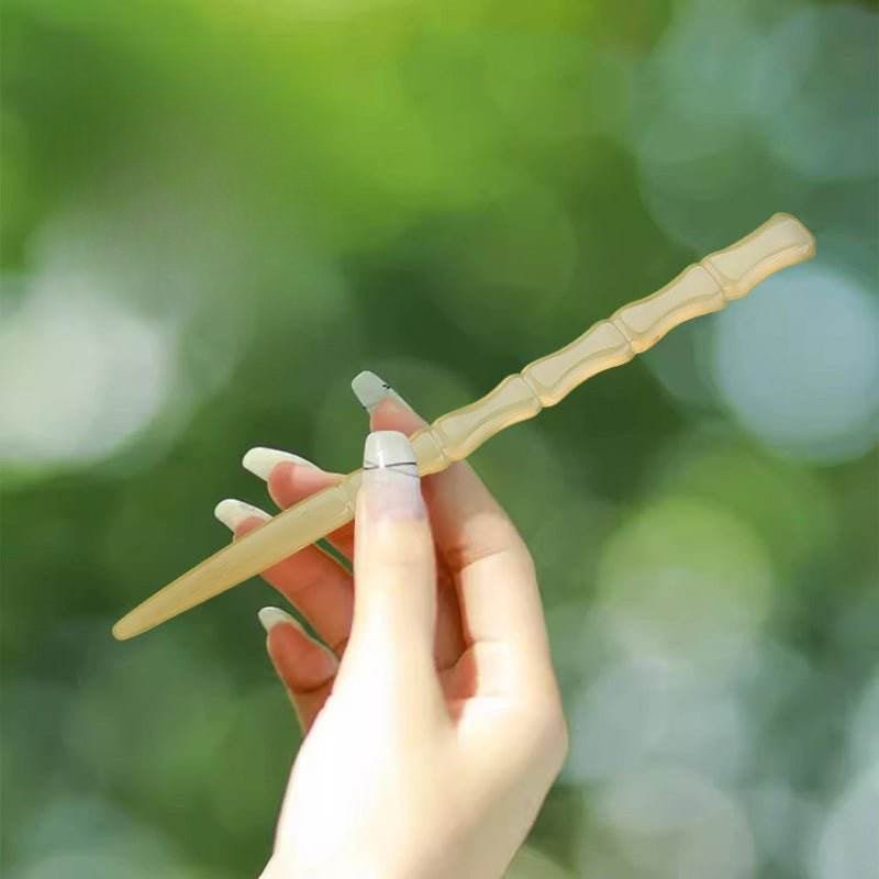 Trendy Ox Horn Hairpin Vintage Design for Hanfu Gift Girlfriend - STAR8S