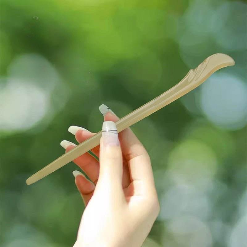 Trendy Ox Horn Hairpin Vintage Design for Hanfu Gift Girlfriend - STAR8S