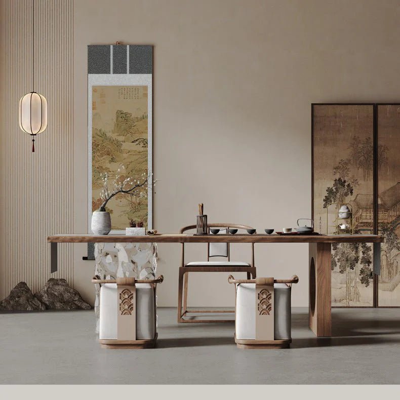 Vibrant HD Chinese Scroll Paintings | Qiu Ying's Maple Tree Fishing - STAR8S - STAR8S