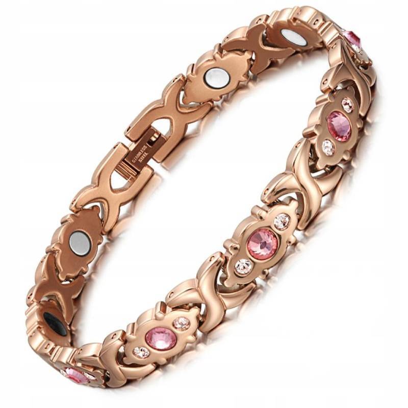 Vintage Creative Full Magnetic Metal Bracelet – Unisex Cross Design - STAR8S