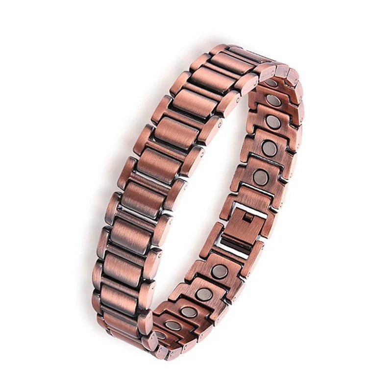 Vintage Creative Full Magnetic Metal Bracelet – Unisex Cross Design - STAR8S