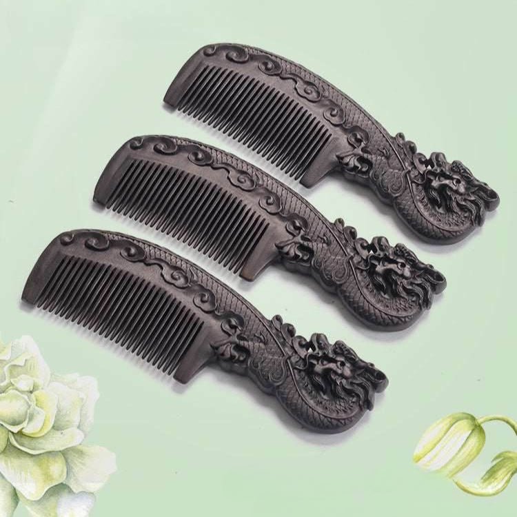 Vintage Sink Bao Carved Wood Comb Home Massage Comb Perfect for Gifting - STAR8S