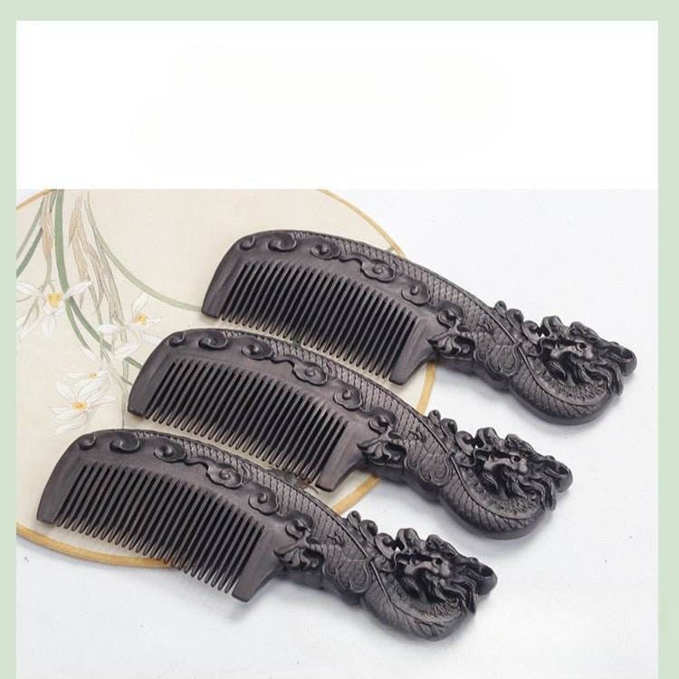 vintage sink bao carved wood comb home massage comb perfect for gifting - star8s