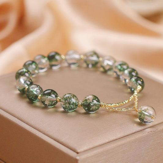 Wealth Health Luck Chorite - Crystals Bracelet - Female Bracelet Gift for Classmates & Girlfriends | Perfect for Holiday & Graduation - STAR8S