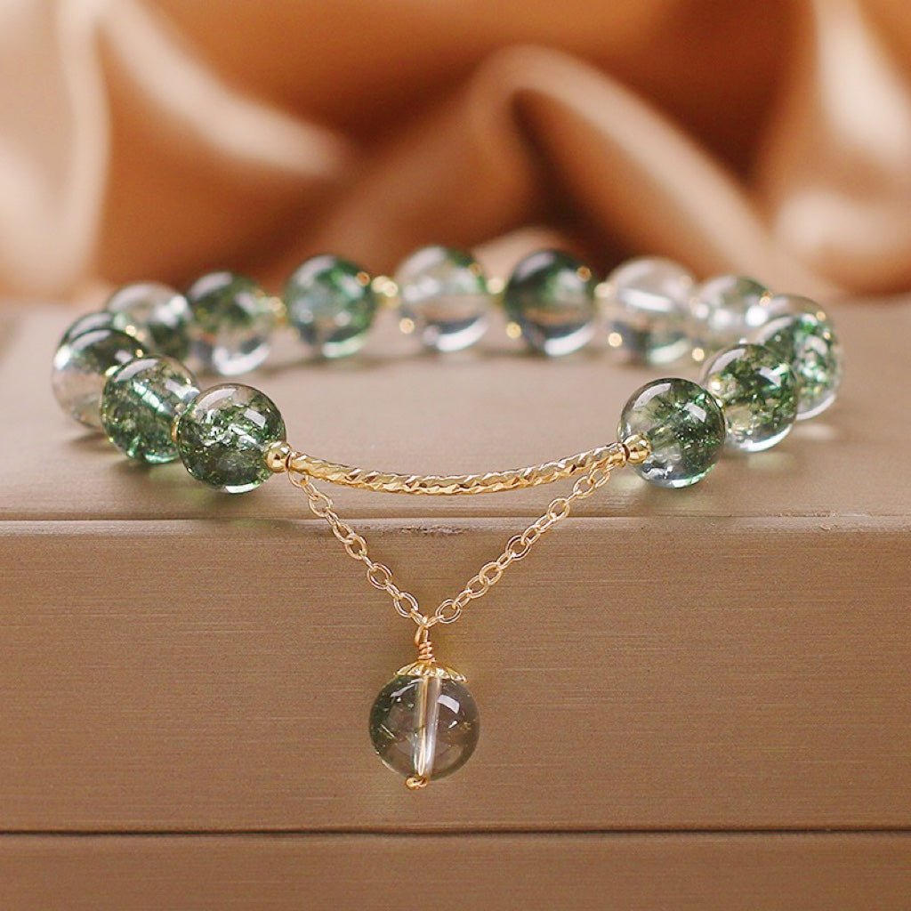 Wealth Health Luck Chorite - Crystals Bracelet - Female Bracelet Gift for Classmates & Girlfriends | Perfect for Holiday & Graduation - STAR8S