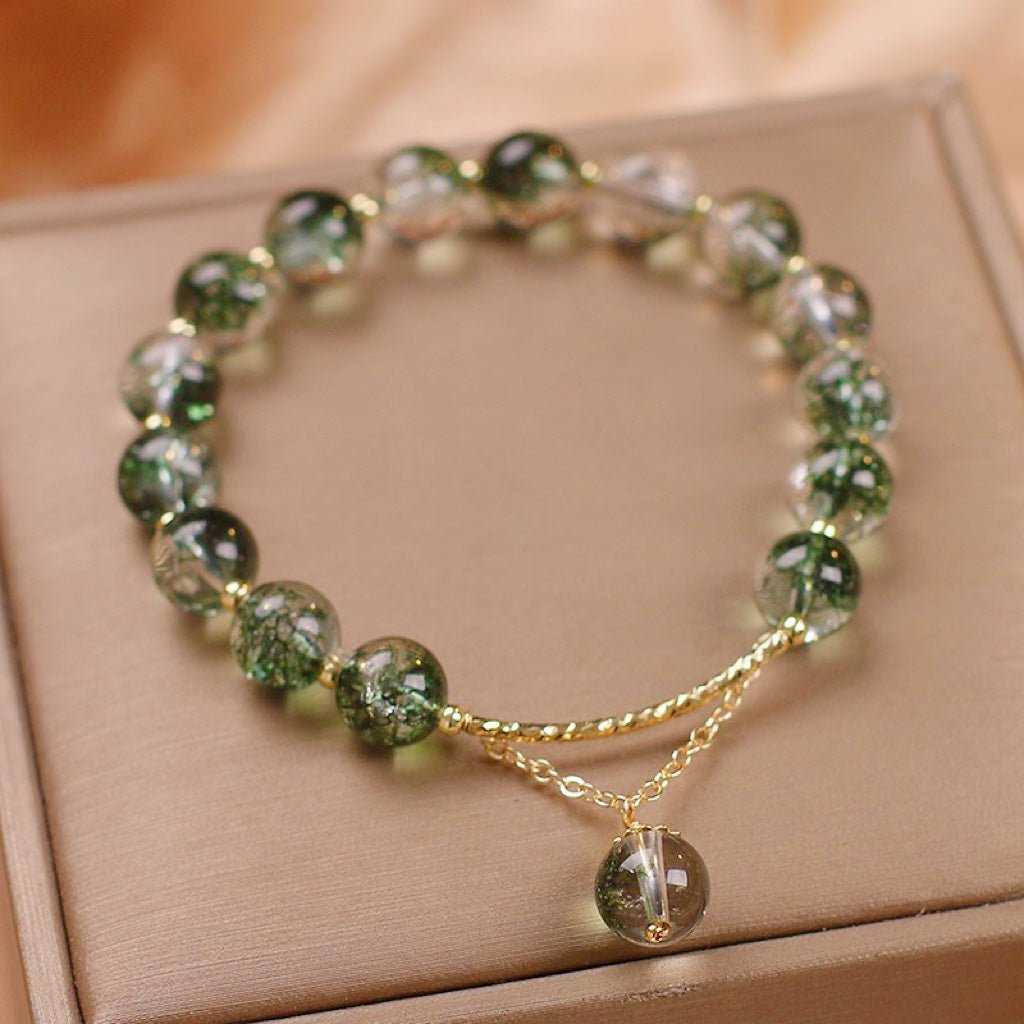 Wealth Health Luck Chorite - Crystals Bracelet - Female Bracelet Gift for Classmates & Girlfriends | Perfect for Holiday & Graduation - STAR8S