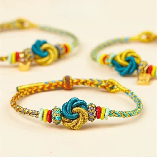 Wenchang Hand - Woven Red String Bracelet for Exam Success, Good Luck & Prosperity – Adjustable & Durable - STAR8S