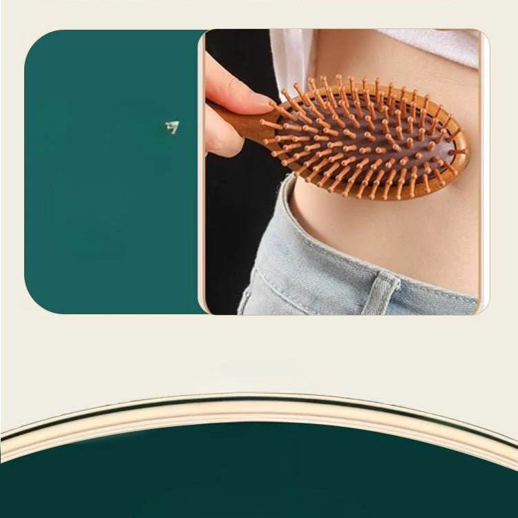 Women’s Sandalwood Comb – Air Cushion Massage Tool, Gifting Practical & Relaxing Hair Care - STAR8S