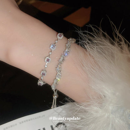 Zircon Pearl Adjustable Bracelet – Vintage Style, Luxury Fashion for Women - STAR8S