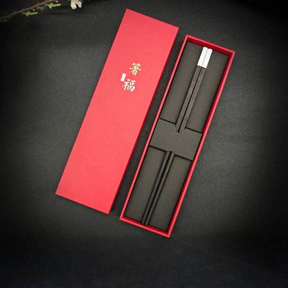 Zitan Silver Plated Chopsticks Ideal for Business Home and Gifting Customization - STAR8S