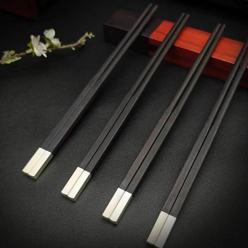 zitan silver plated chopsticks ideal for business home and gifting customization - star8s
