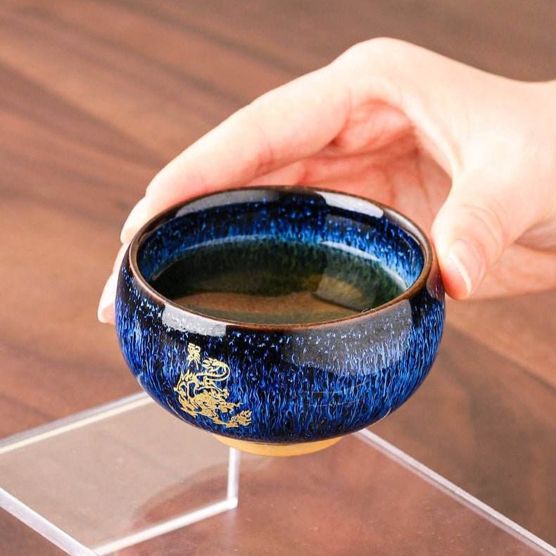 zodiac jianzhan tea cups – kiln - transformed craft, daily tea rituals stress relief & connoisseur prestige - star8s